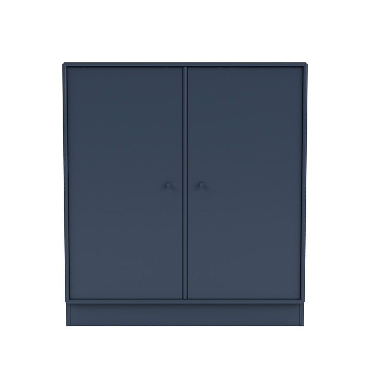 Cabinet de couverture du Montana avec socle de 7 cm, bleu de genévrier