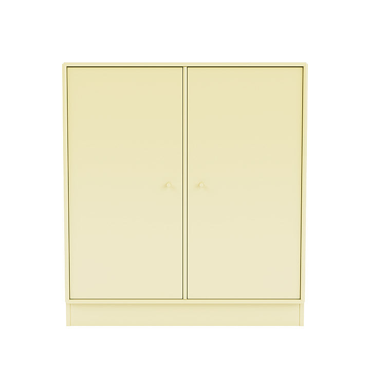 Gabinete de cubierta de Montana con zócalo de 7 cm, manía de amarillo