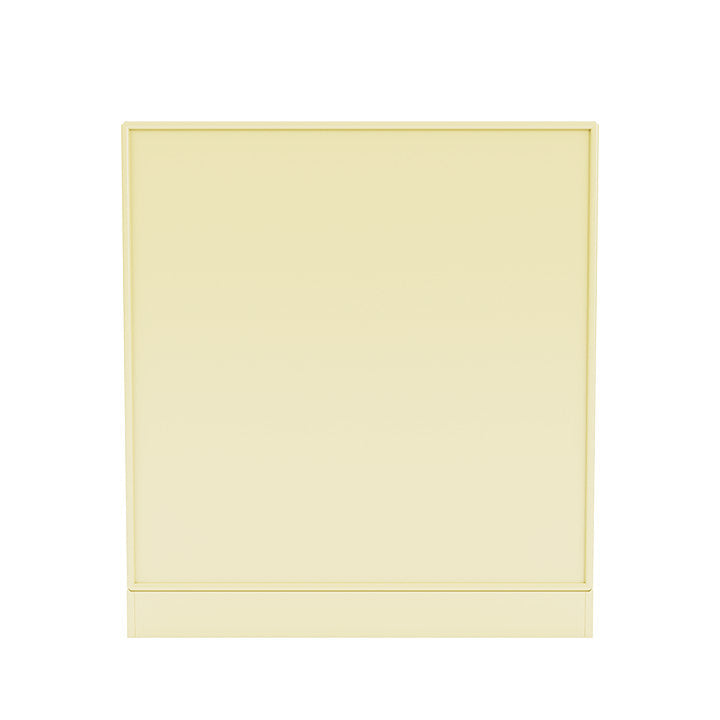 Massicatore di copertura del Montana con plinto da 7 cm, giallo camomilla