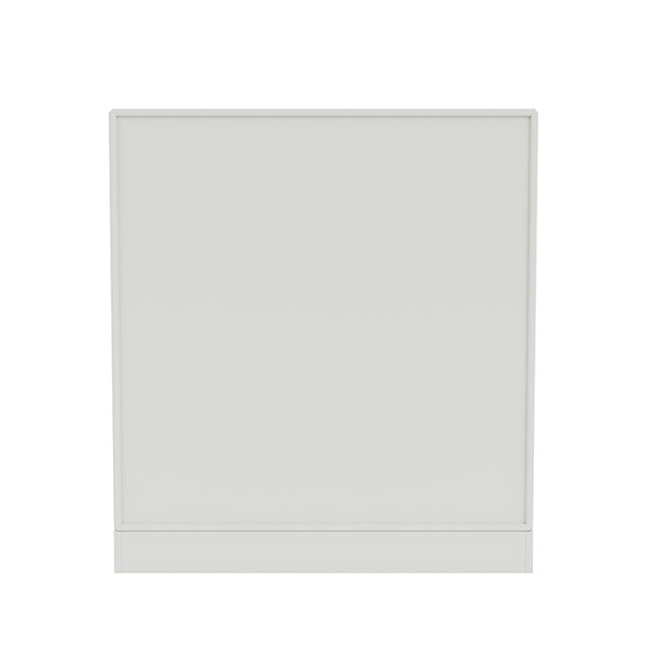 Gabinete de cubierta de Montana con zócalo de 7 cm, blanco nórdico