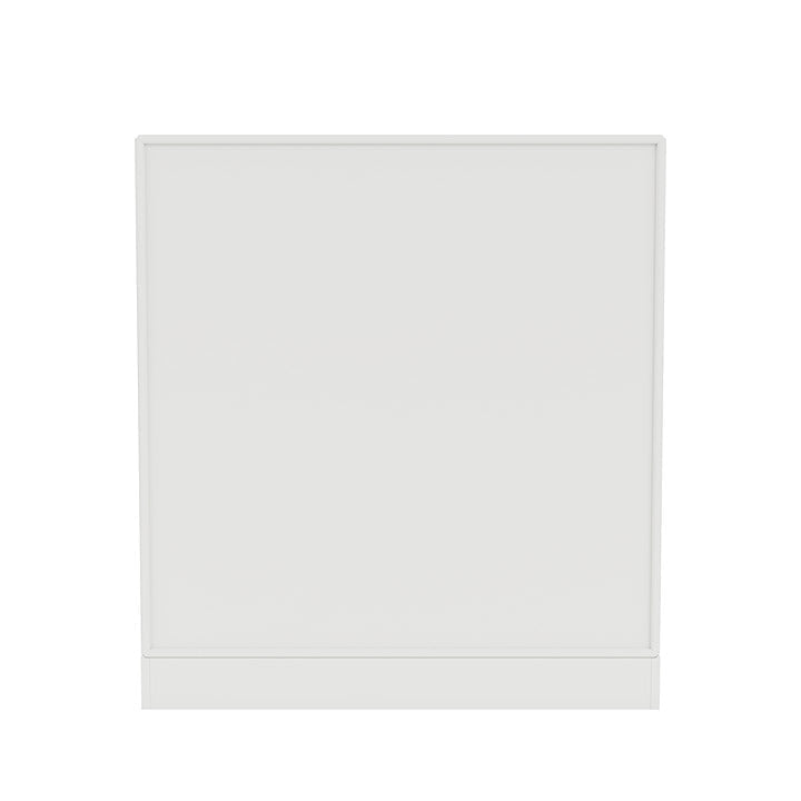 Cabinet de couverture du Montana avec du socle de 7 cm, blanc