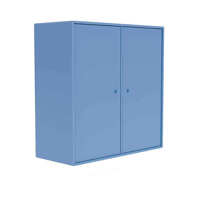 Montana Cover Cabinet met ophangrail, Azure Blue