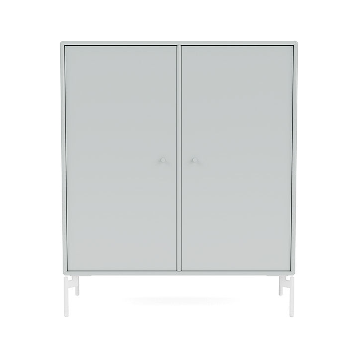 Montana Cover Cabinet With Legs, Oyster/Snow White