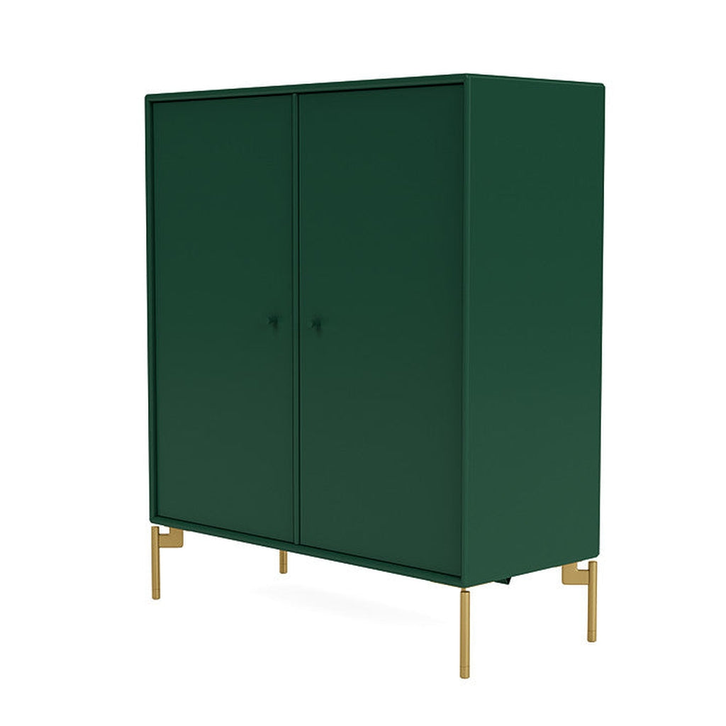 Montana Cover Cabinet With Legs, Pine/Brass