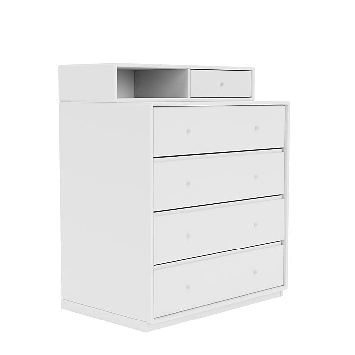 Montana Keep Chest Of Drawers With 3 Cm Plinth, Snow White