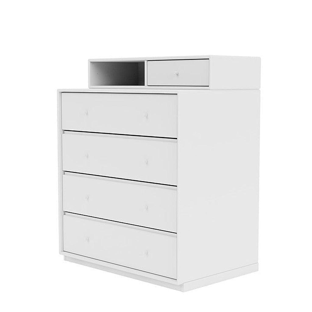 Montana Keep Chest Of Drawers With 3 Cm Plinth, Snow White