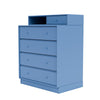 Montana Keep Coffre de tiroirs avec du socle de 7 cm, Bleu Azure