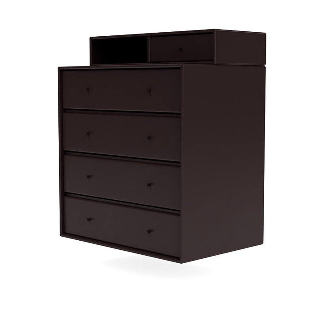 Montana Keep Bre of Drawers With Suspension Rail, Balsamic Brown