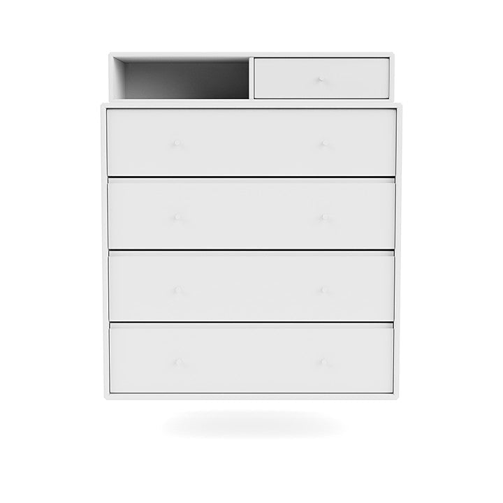 Montana Keep Bre of Drawers With Suspension Rail, Snow White