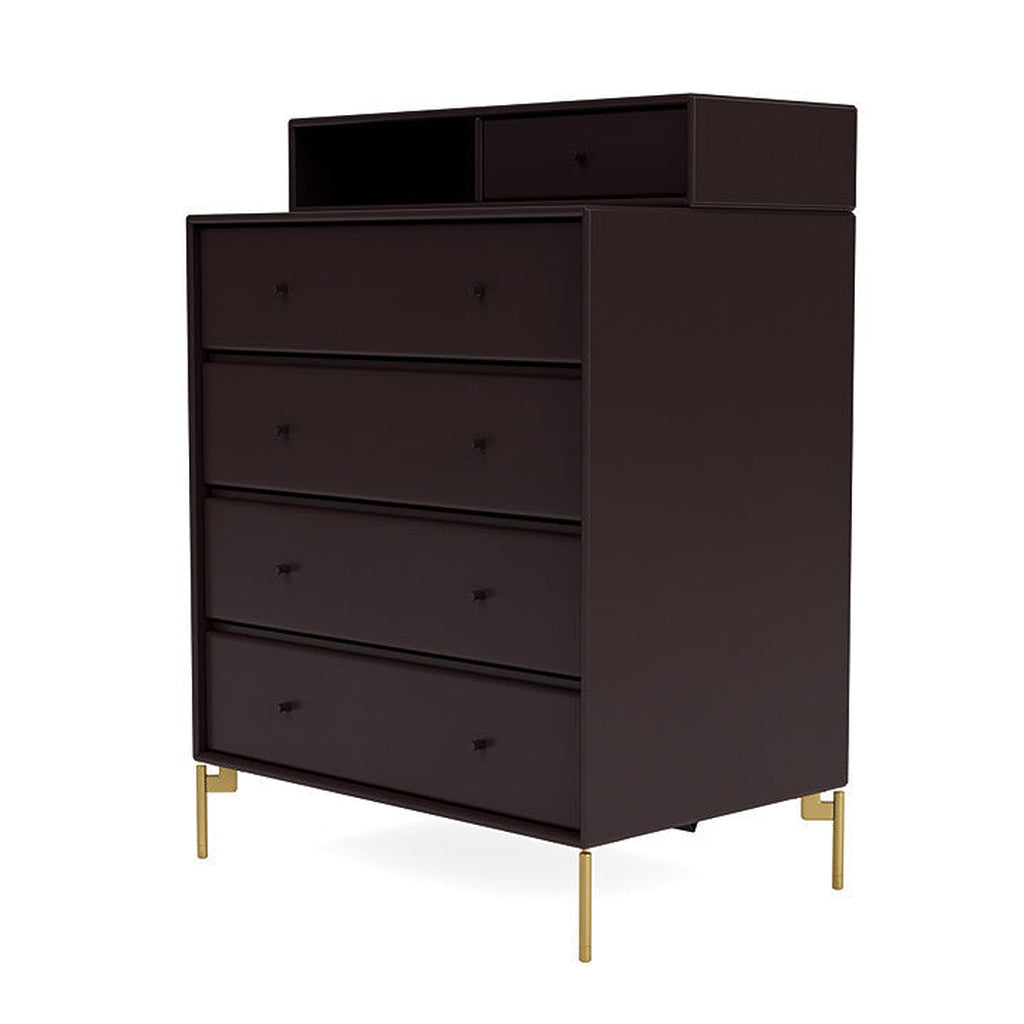 Montana Keep Bre of Drawers With Ben, Balsamic/Brass