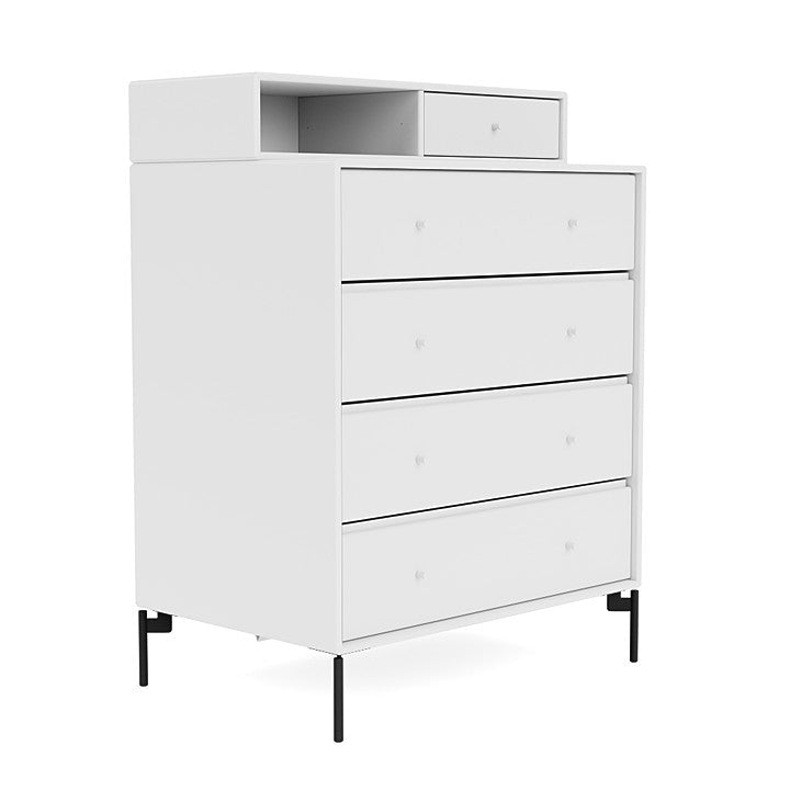 Montana Keep Bre of Drawers With Ben, Snow White/Black