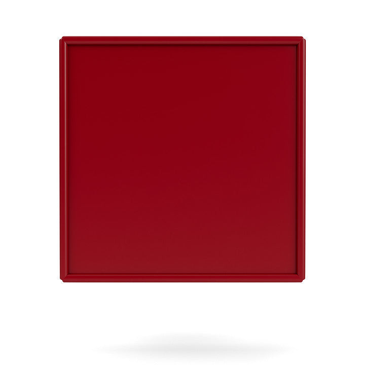 Montana parfymeveggmontert skap med speil, rødbeter rød