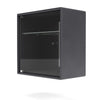 Montana Perfume Wall Mounted Cabinet With Mirror, Carbon Black