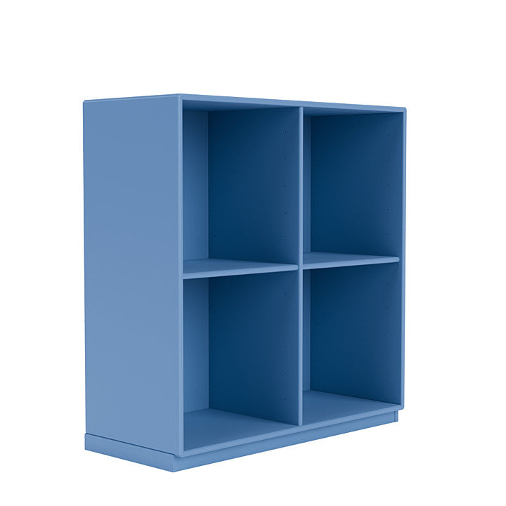 Montana Show Bookcase With 3 Cm Plinth, Azure Blue