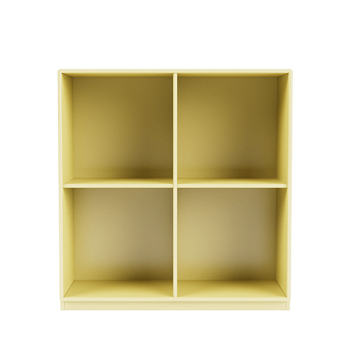 Montana Show Bookcase With 3 Cm Plinth, Chamomile Yellow