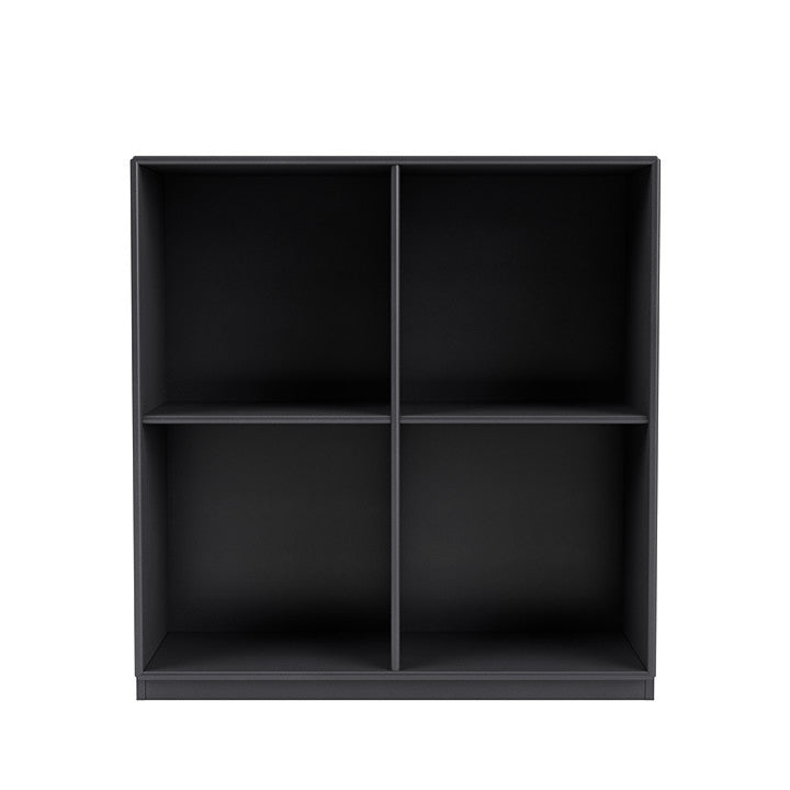 Montana Show -Bücherregal mit 3 cm Sophen, Carbon Black