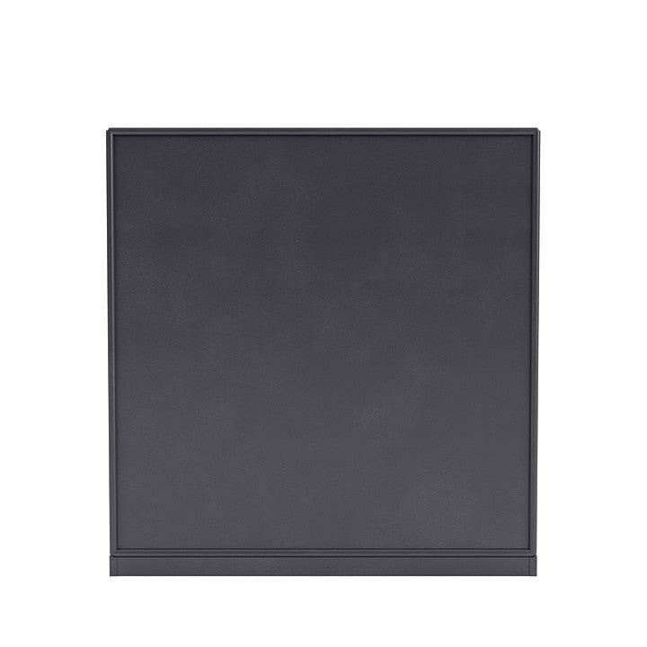 Montana Show boekenkast met 3 cm plint, carbon zwart
