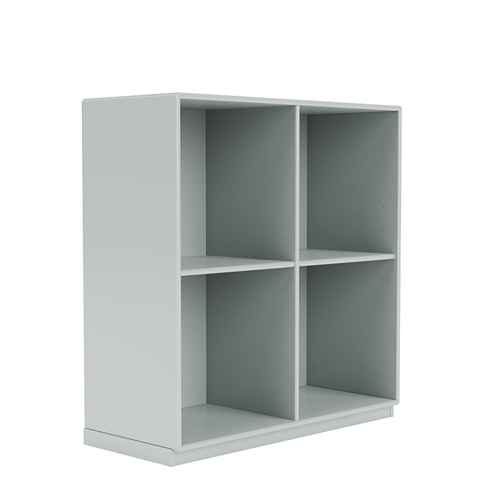 Montana Show Bookcase With 3 Cm Plinth, Oyster Grey