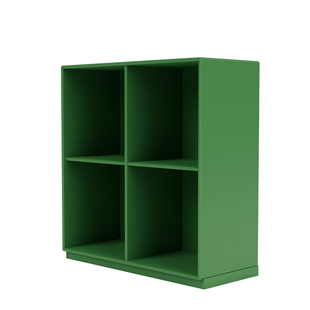 蒙大拿州的表演书柜，带3厘米底座，欧芹绿