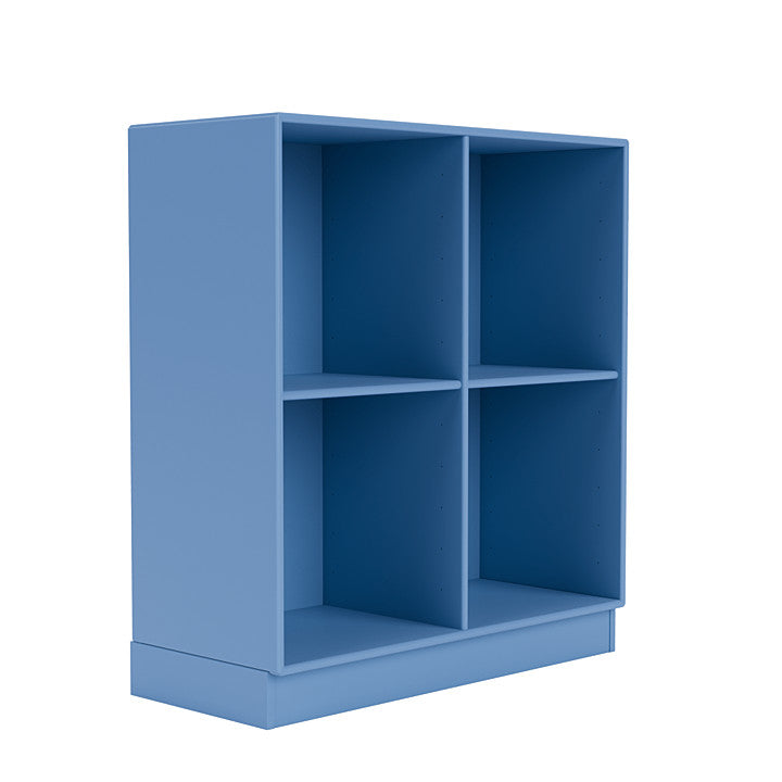 Montana Show Bookcase With 7 Cm Plinth, Azure Blue