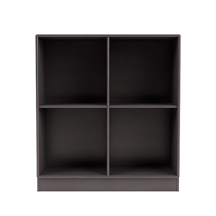 Montana Show Bookcase With 7 Cm Plinth, Coffee Brown