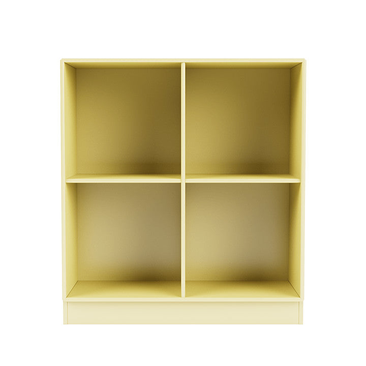 Montana Show boekenkast met 7 cm plint, kamille geel
