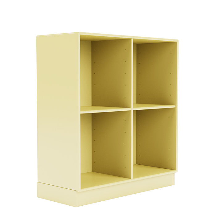 Montana Show Bookcase With 7 Cm Plinth, Chamomile Yellow