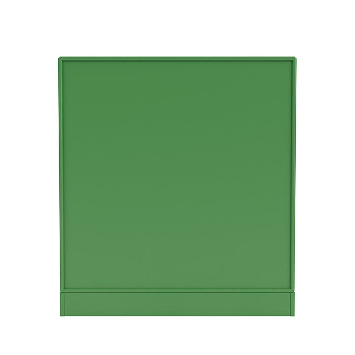 Montana Show bogreol med 7 cm sokkel, persille grøn