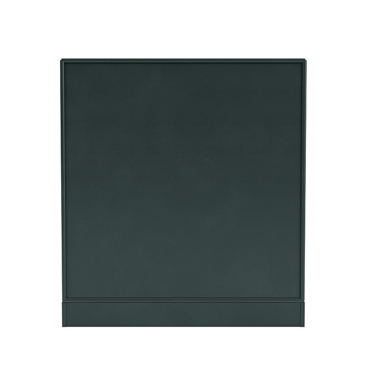 Montana Show -Bücherregal mit 7 cm Sozial, schwarzer Jade