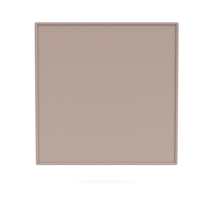 Montana Show bokhylla med upphängningsskena, svampbrun
