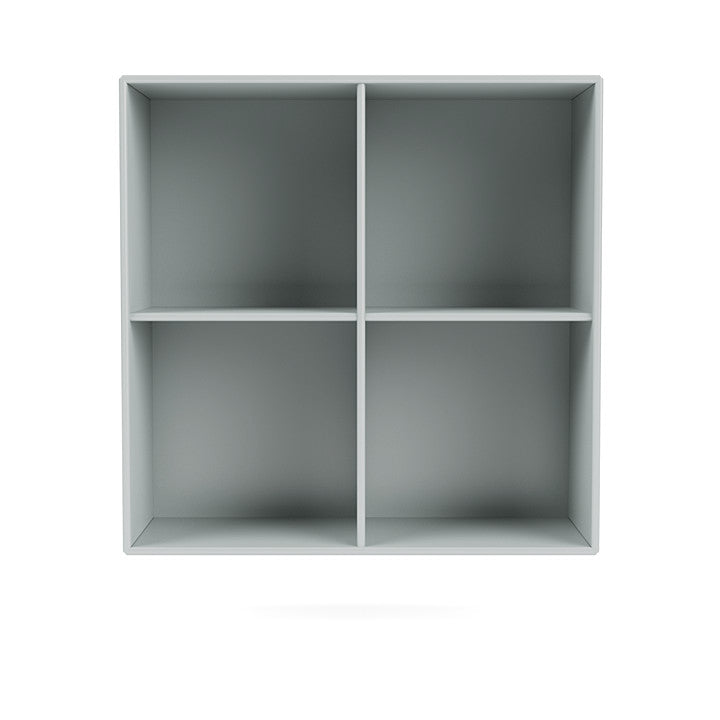 Montana Show Bookcase With Suspension Rail, Oyster Grey