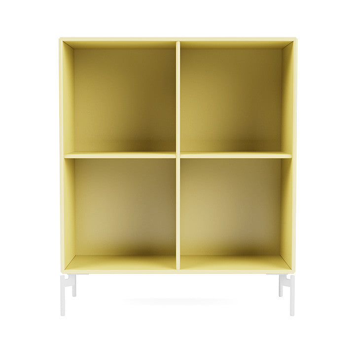 Montana Show Bookcase With Legs, Camomile/Snow White