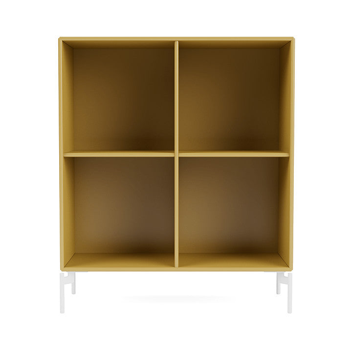 Montana Show Bookcase With Legs, Cumin/Snow White
