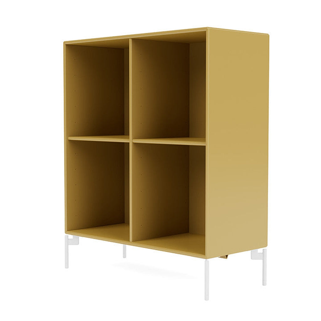 Montana Show Bookcase With Legs, Cumin/Snow White