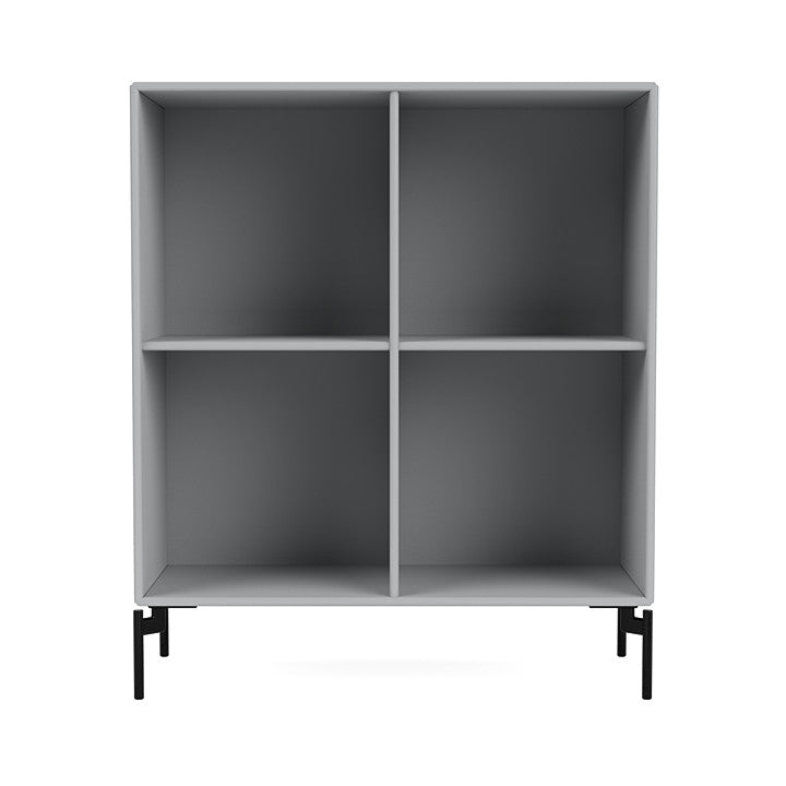 Montana Show Bookcase With Legs, Fjord/Black