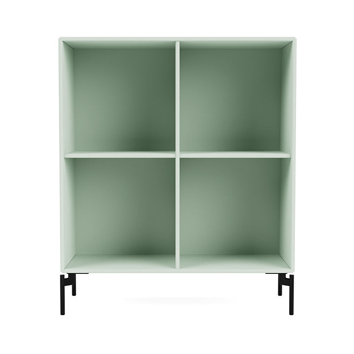 Montana Show Bookcase With Legs, Mist/Black