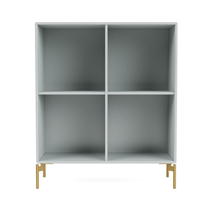 Montana Show Bookcase With Legs, Oyster/Brass