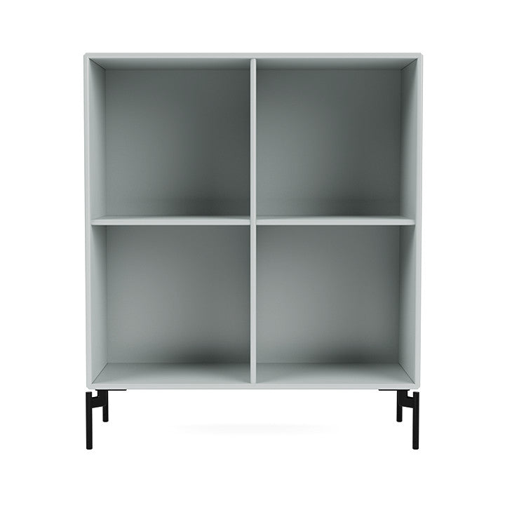 Montana Show Bookcase With Legs, Oyster/Black
