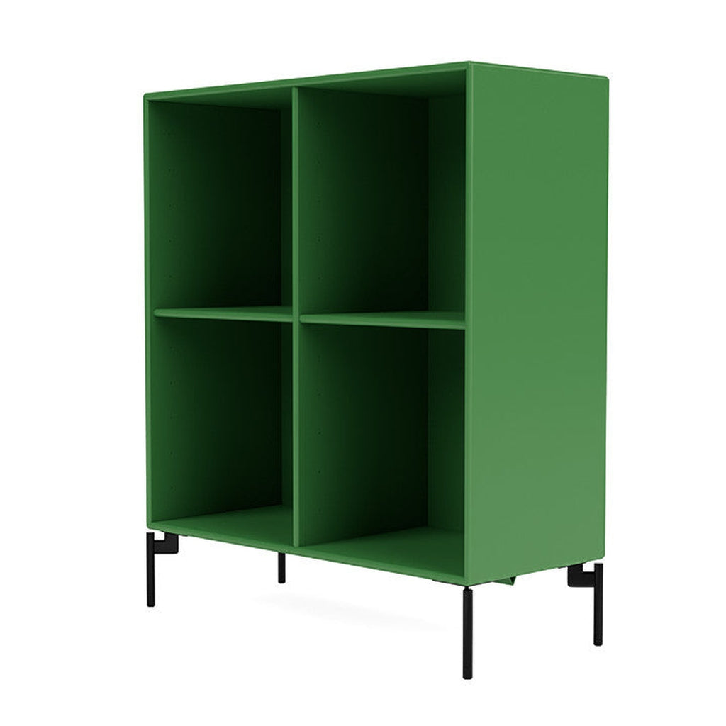Montana Show Bookcase With Legs, Parsley/Black