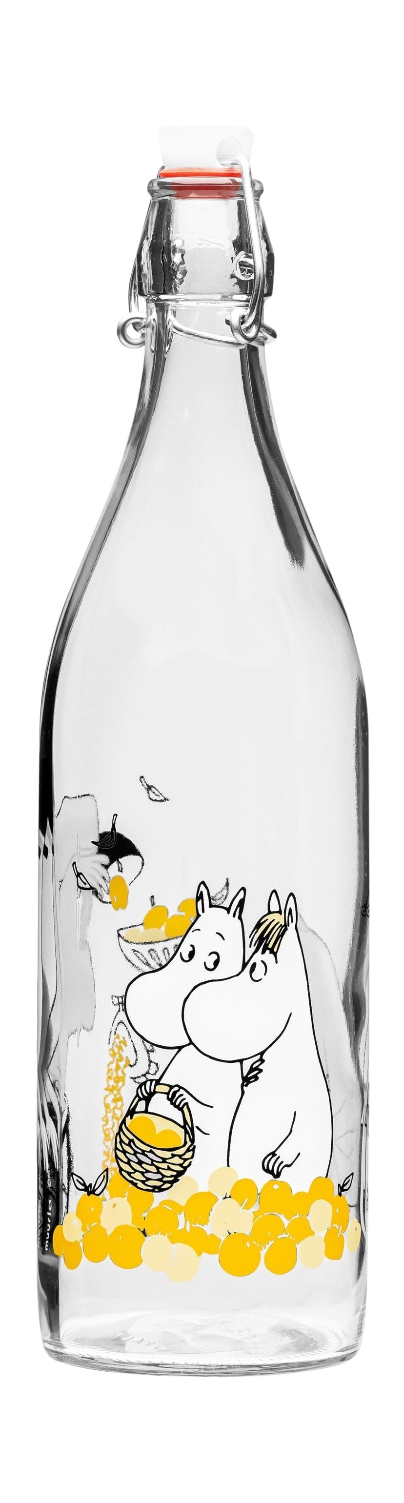 Muurla Moomin glazen fles, fruit