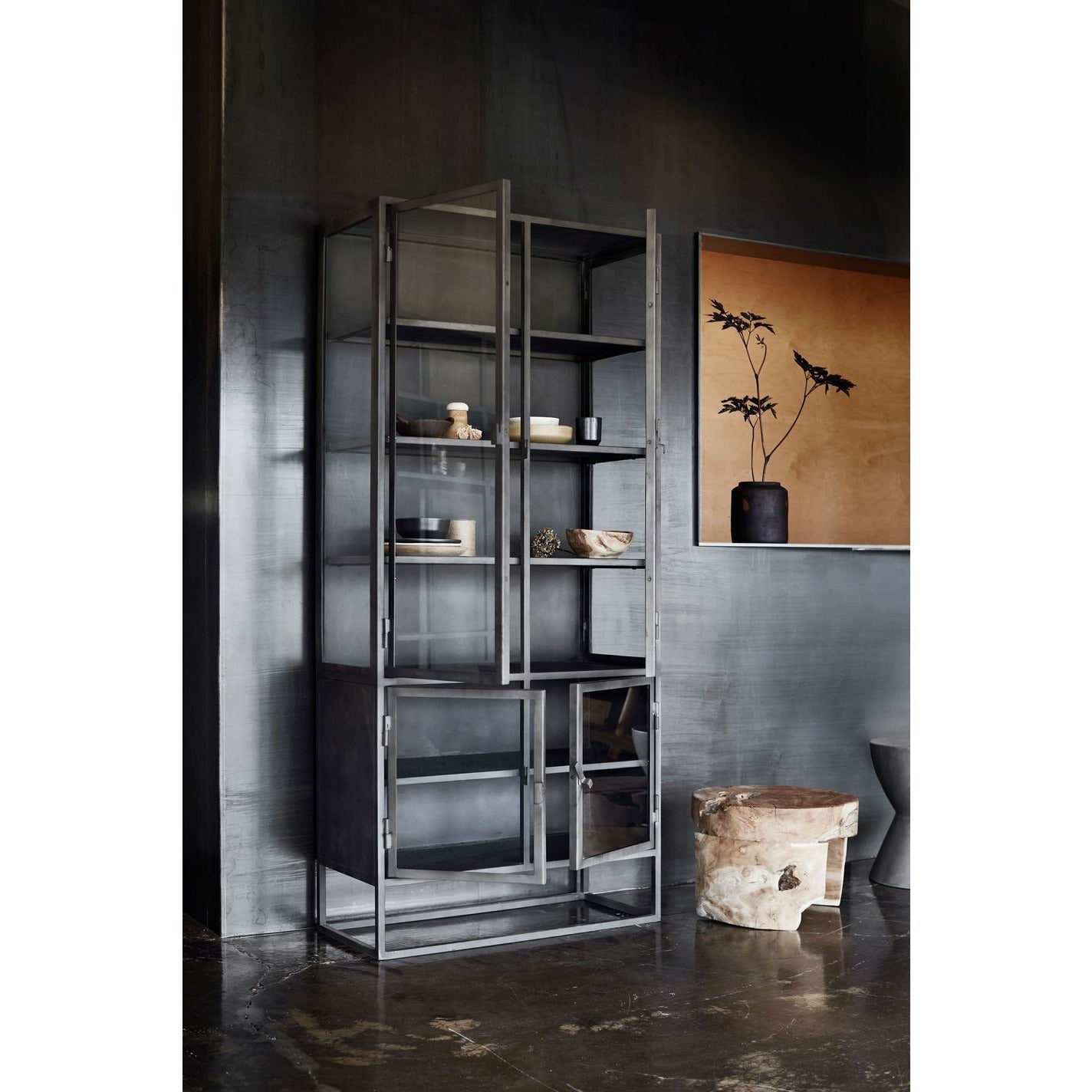 Muubs 09 Glass Cabinet, Black
