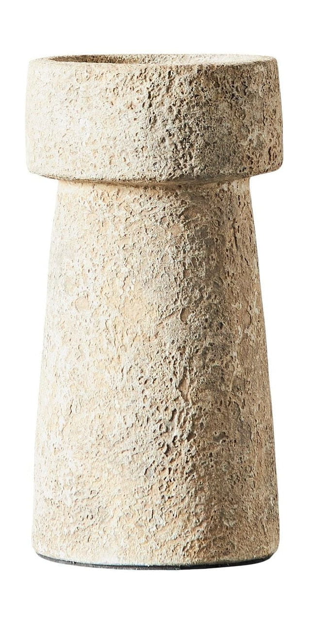 Muubs Eris Kerzenhalter rustikaler Sand, klein, klein