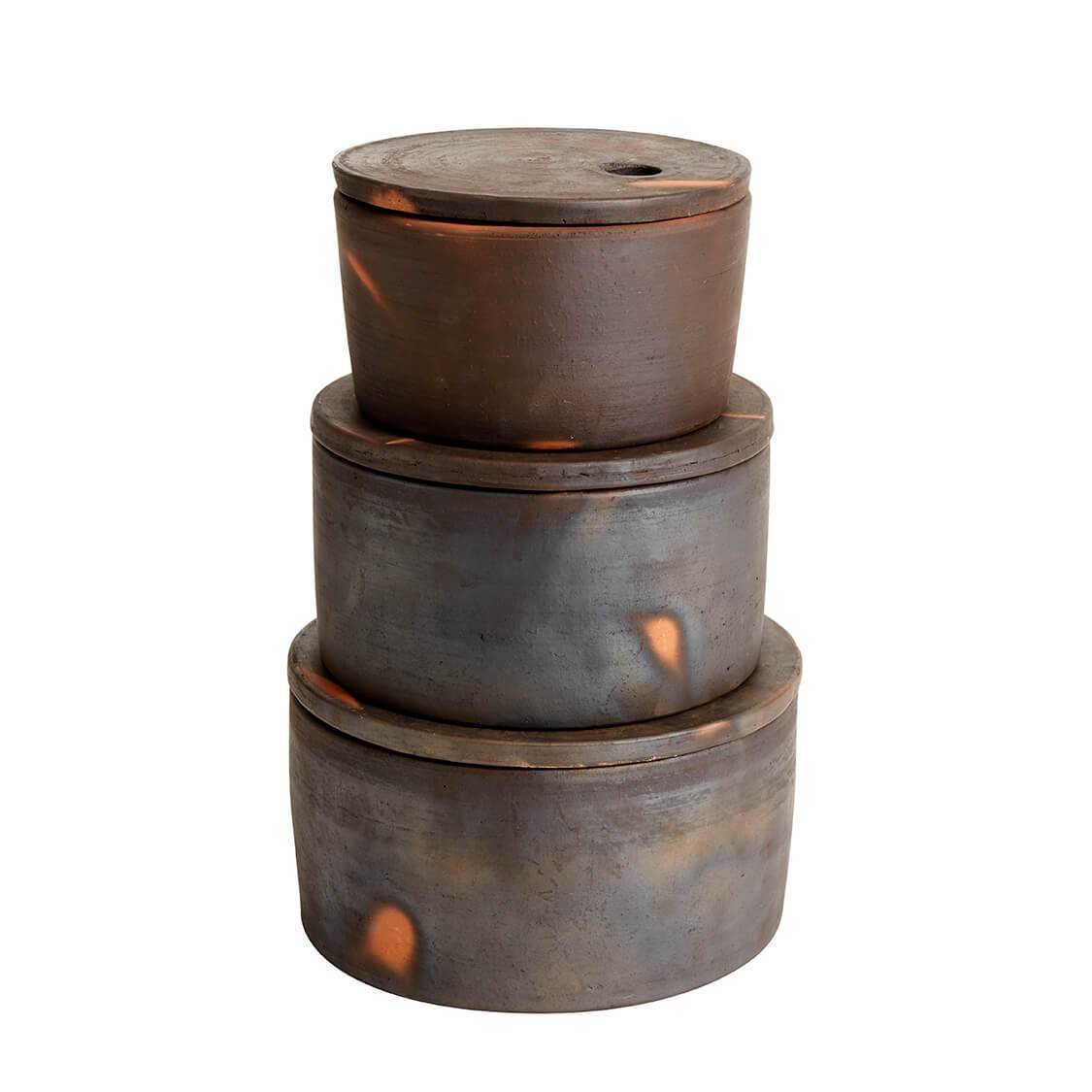 Muubs Hazel Storage Jar Terracotta, 23cm