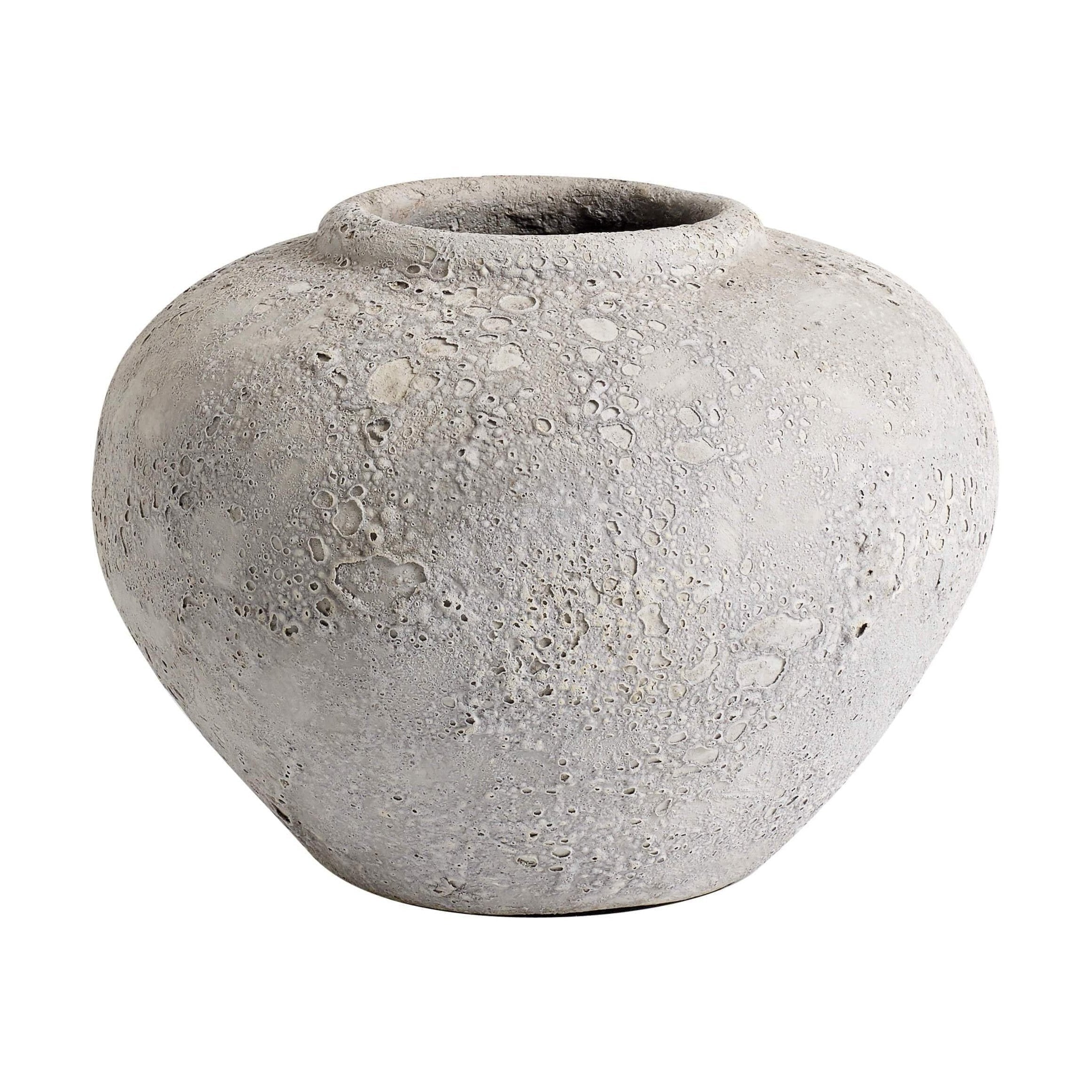 Muubs Luna Vase Grey, 18 cm