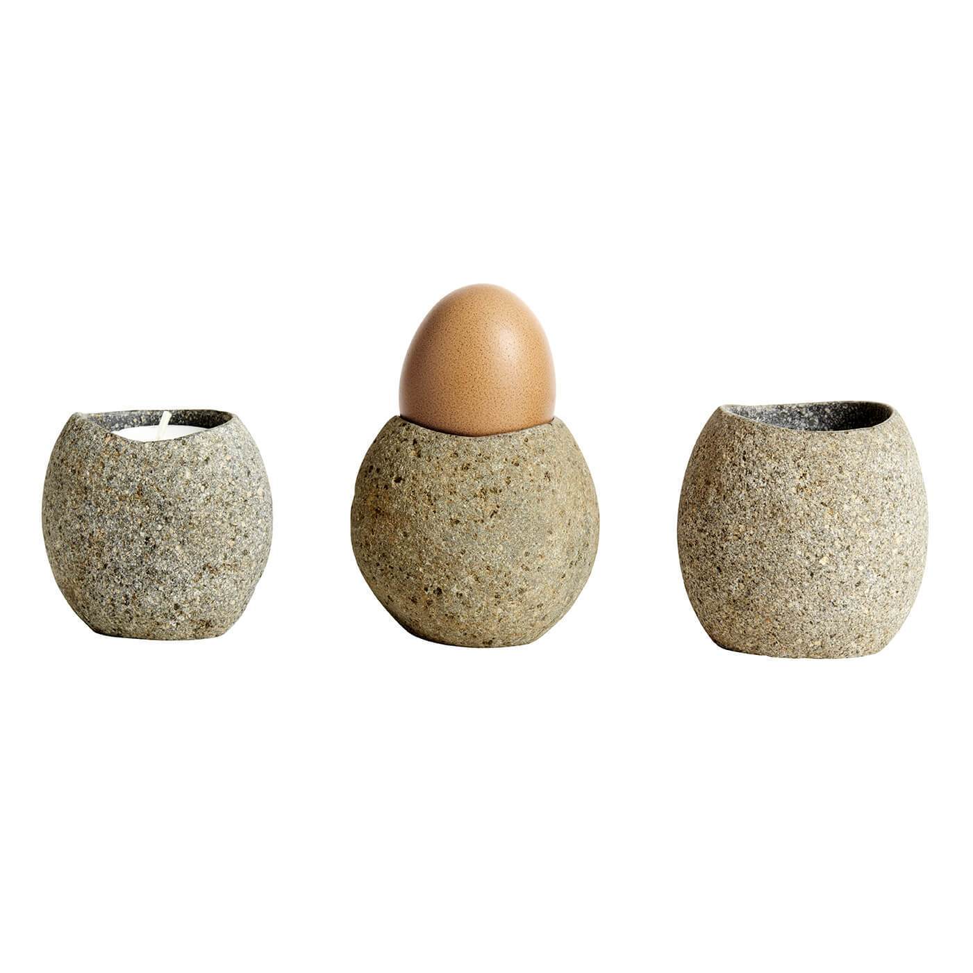 Muubs Valley Egg Cup Riverstone, 7 cm