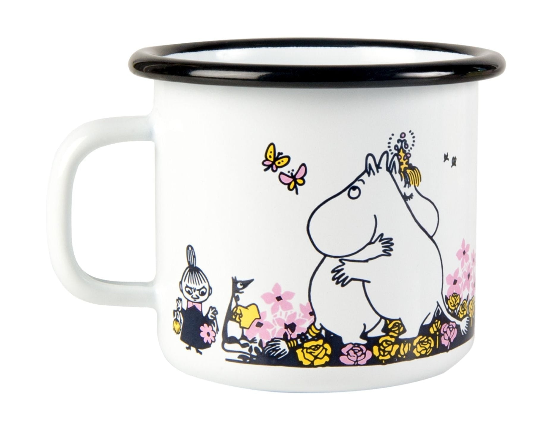 Muurla Moomin搪瓷杯拥抱，白色