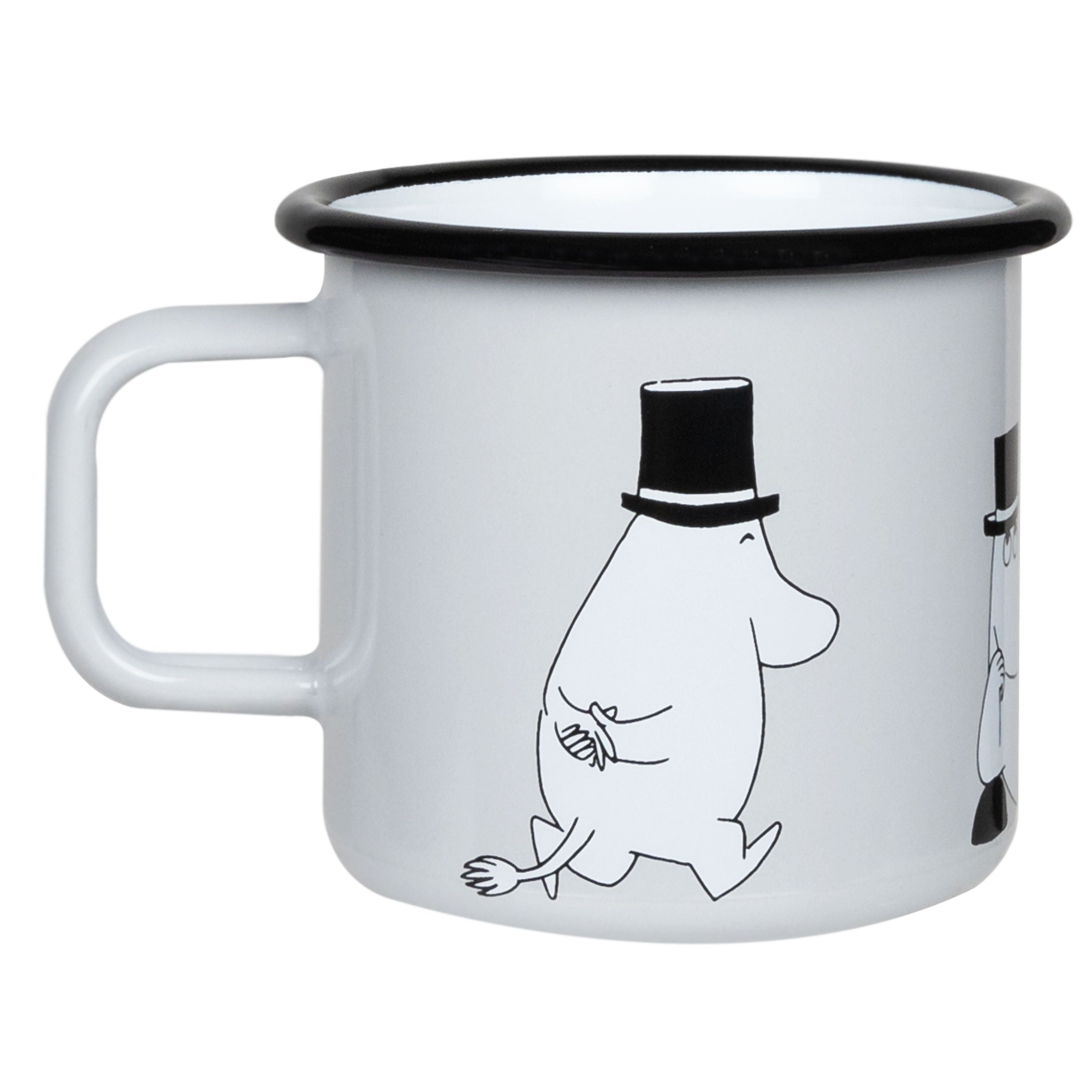 Muurla Moomin Retro Emalje Mug, Moominpappa