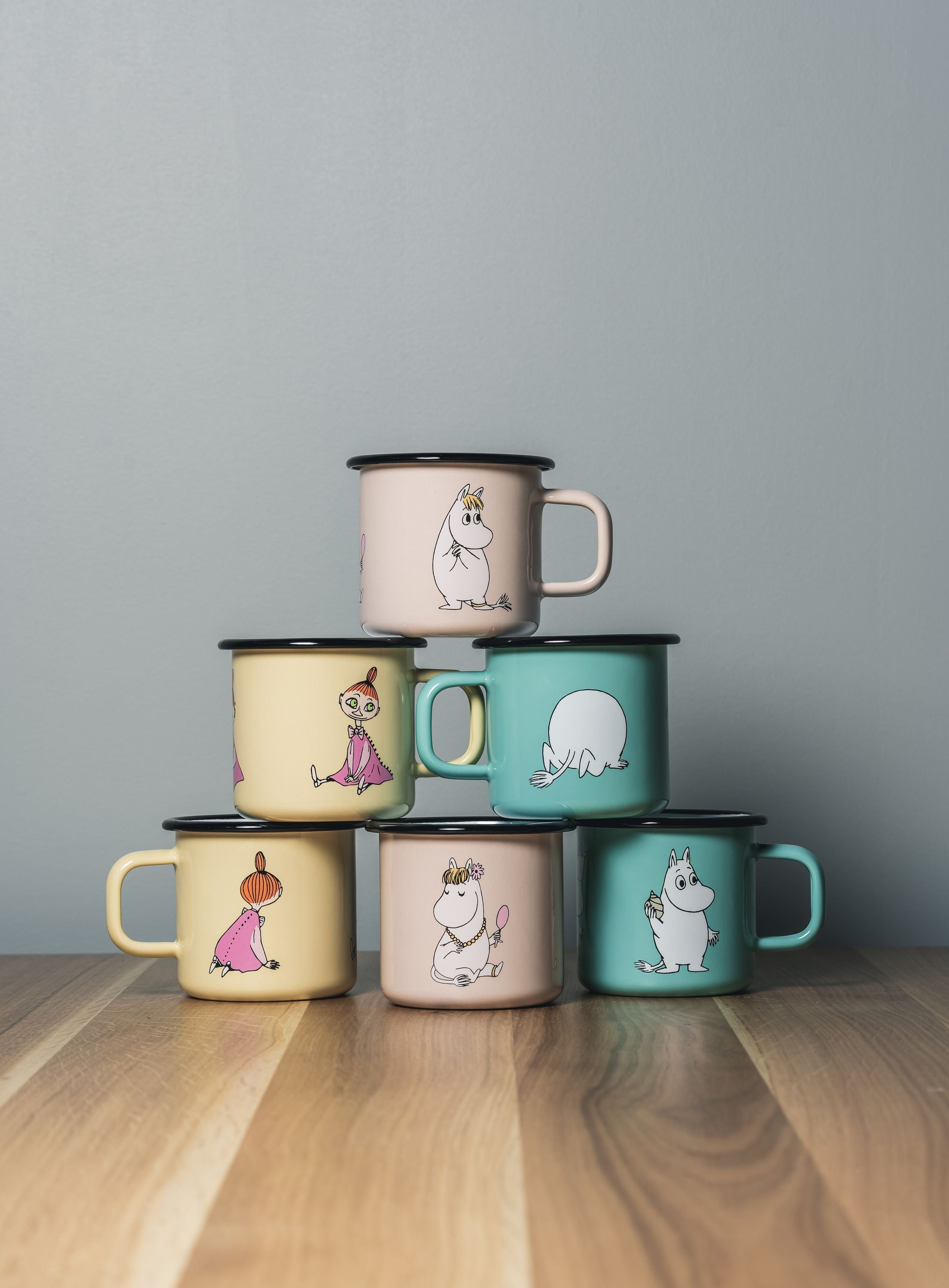 Muurla Moomin Retro搪瓷杯，Moominmamma
