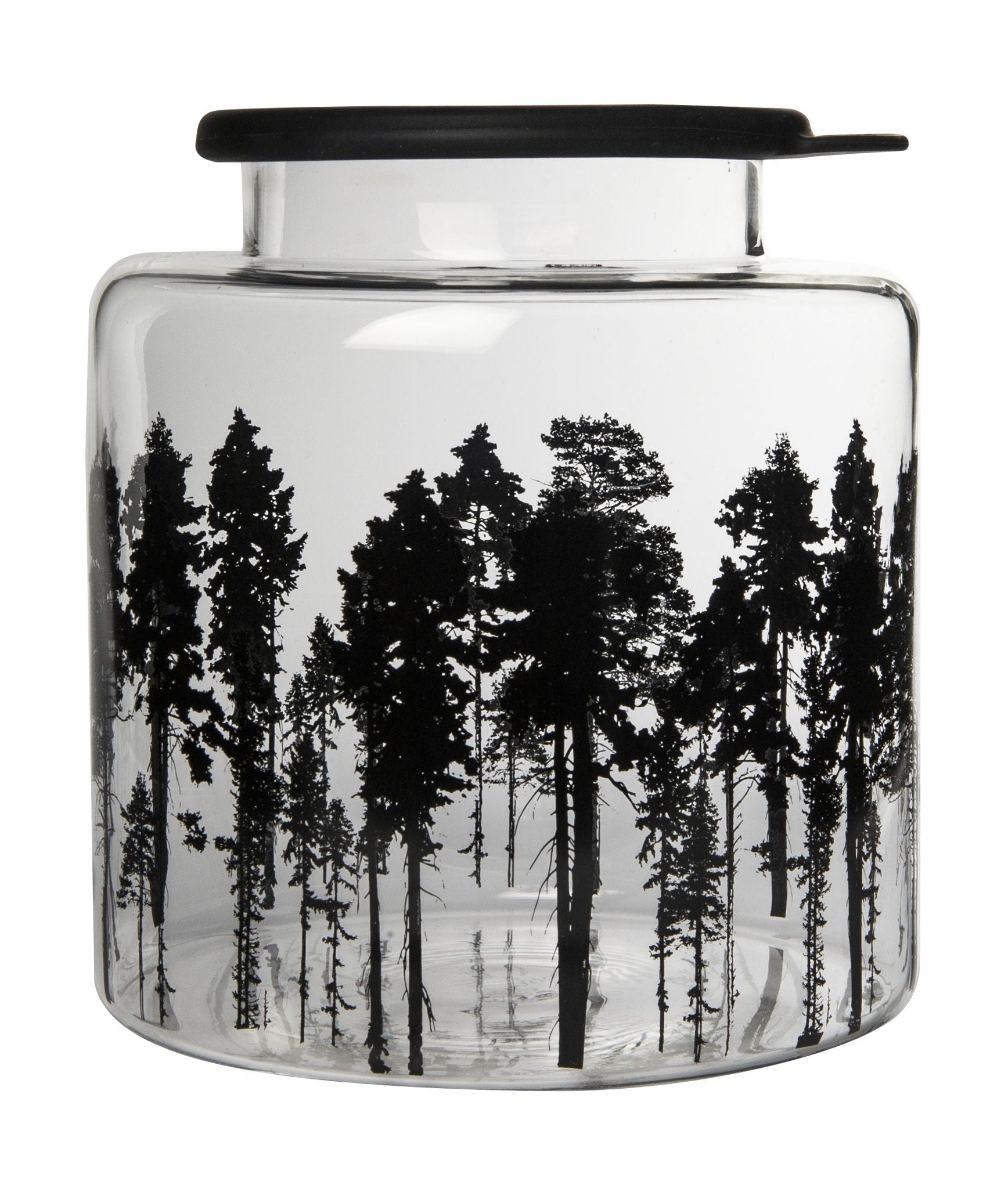 Muurla玻璃罐和硅胶盖森林