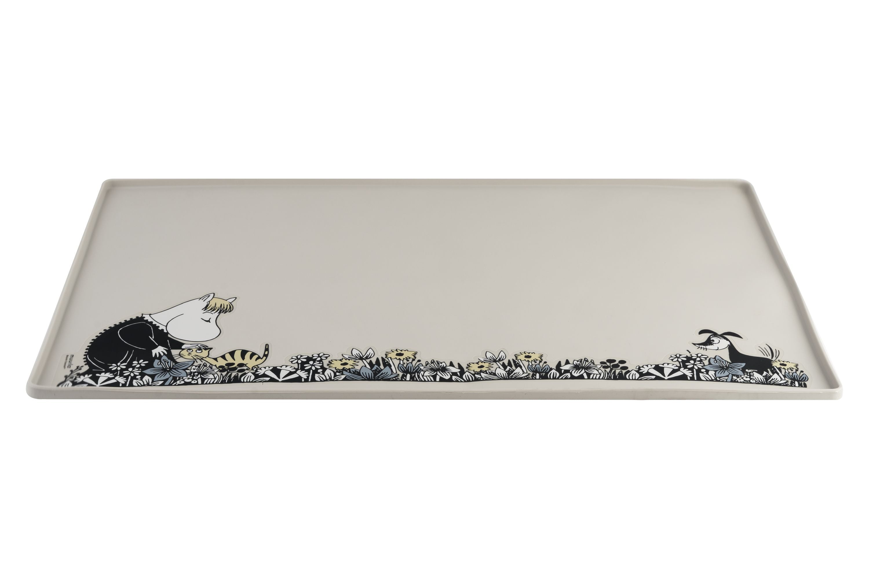 Muurla Moomin Haustiere Silikonmatte, grau